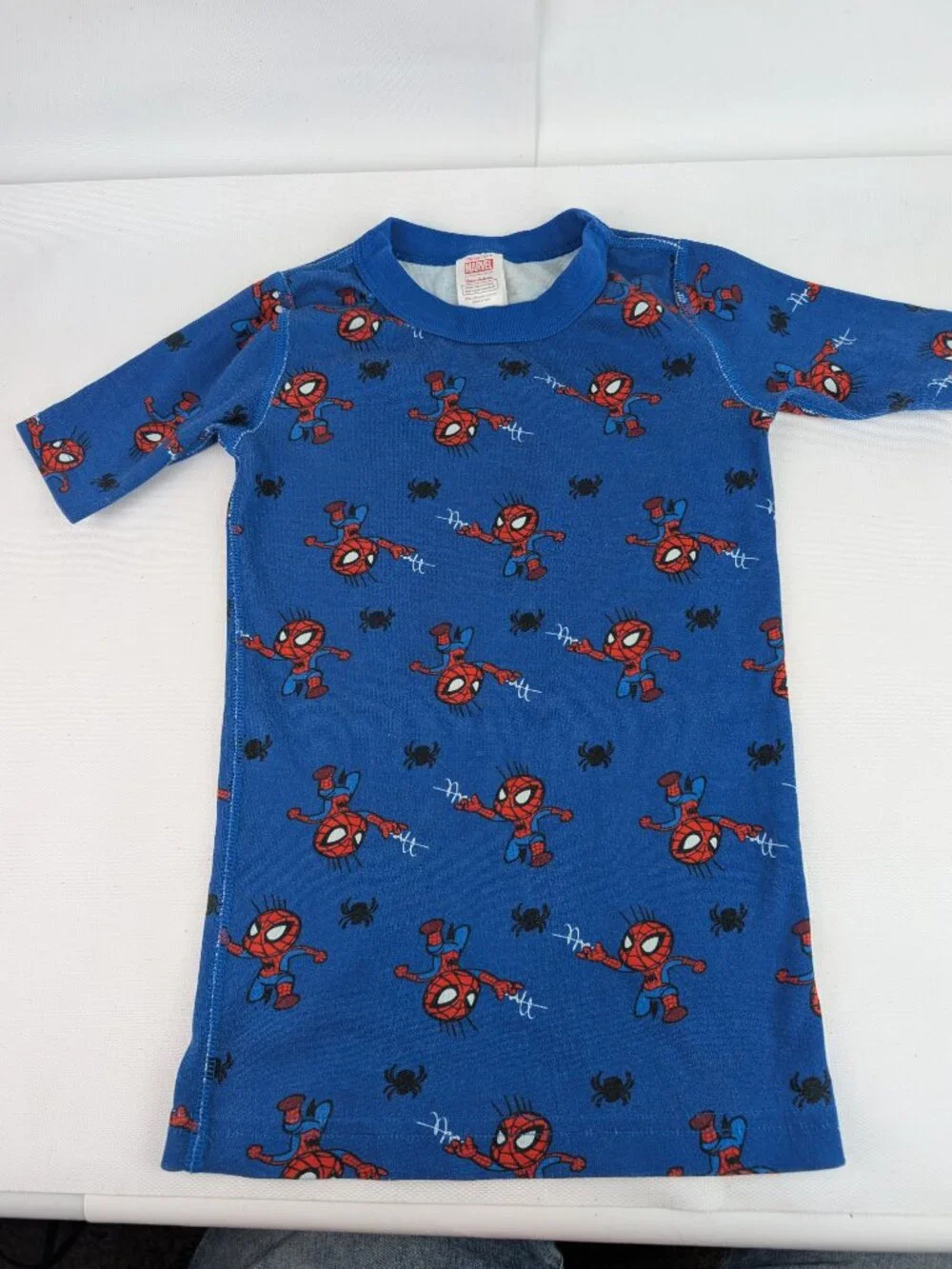 Hanna Andersson Marvel Spider-Man Spidey Kids Short Sleeve John Pajamas Set Sz 8